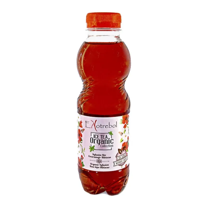 Infusión escaramujo hibisco sin teina BIO 500 ml, Ekotrebol