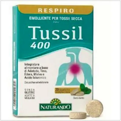 Tussil 400 sin gluten 20 comprimidos, Naturando