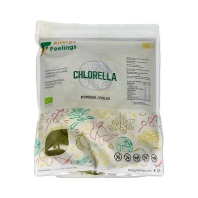 Chlorella polvo sin gluten BIO 1 kg, Energy Feelings
