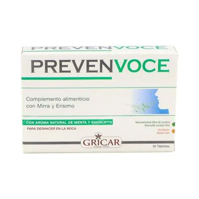 Prevenvoce 30 comprimidos, Gricar