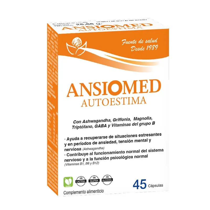 Ansiomed autoestima 45 cápsulas, Bioserum