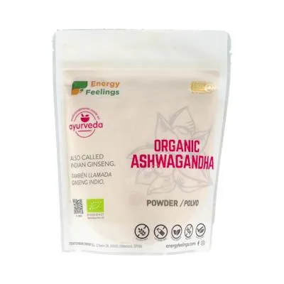 Ashwagandha sin gluten BIO 200 g, Energy Feelings