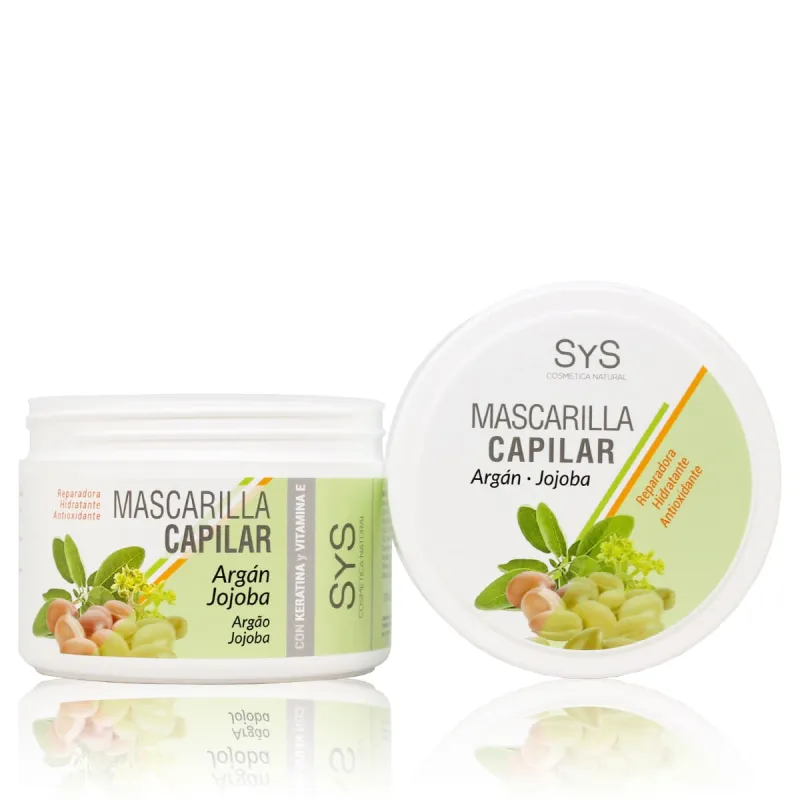 Máscara capilar de argão e jojoba 250 ml, Sys