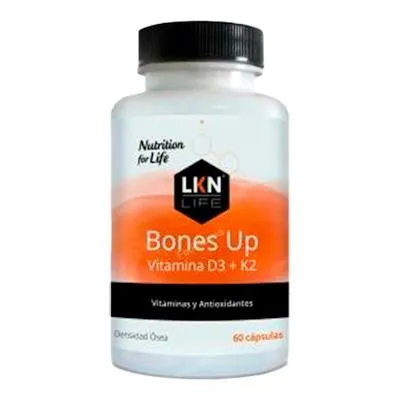 Bones up vitamina D3+K2 60 cápsulas, Lkn