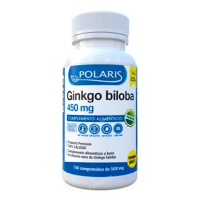 Ginkgo biloba 450 mg 150 comprimidos, Polaris