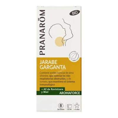 Pranarom P. acabado xarope garganta BIO 150 ml, Pranarom P.acabado