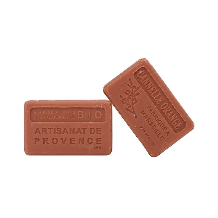 Savon de Marseille Cannelle et Orange 4 uds., La Savonnerie Marseillaise