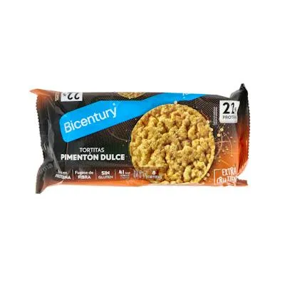 Protein pimenton suave S/ gluten 8 tortitas, Bicentury