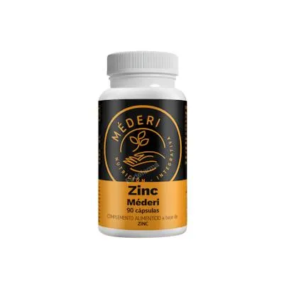 Zinc 90 cápsulas, Mederi Nutricion Integrativa