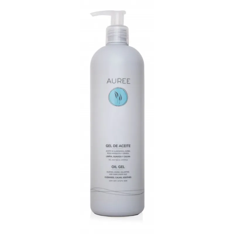 Gel de aceite limpia y suaviza 500 ml, Auree