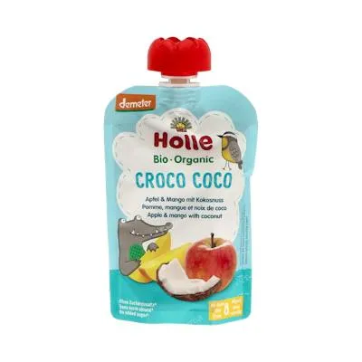 Smoothie croco coco manzana-coco-mango 8mes 100 g, Holle