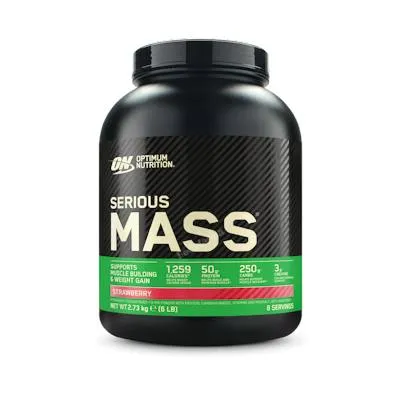 On serious mass strawberry 2730 g, Optimum Nutrition