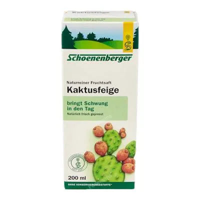 Jugo de higo chumbo schoenenberger 200 ml, Salus