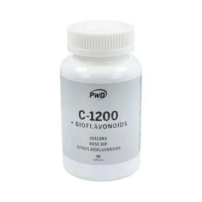 C-1200 + bioflavonoides 90 cápsulas, Pwd Nutrition
