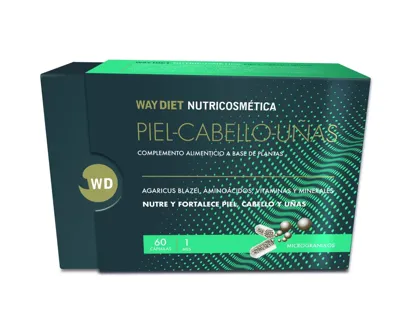 Piel, cabello-uñas Nutricosmetica 60 cápsulas, Waydiet