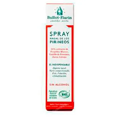 Spray nasal de los pirineos sin alcohol 15 ml, Ballot-flurin