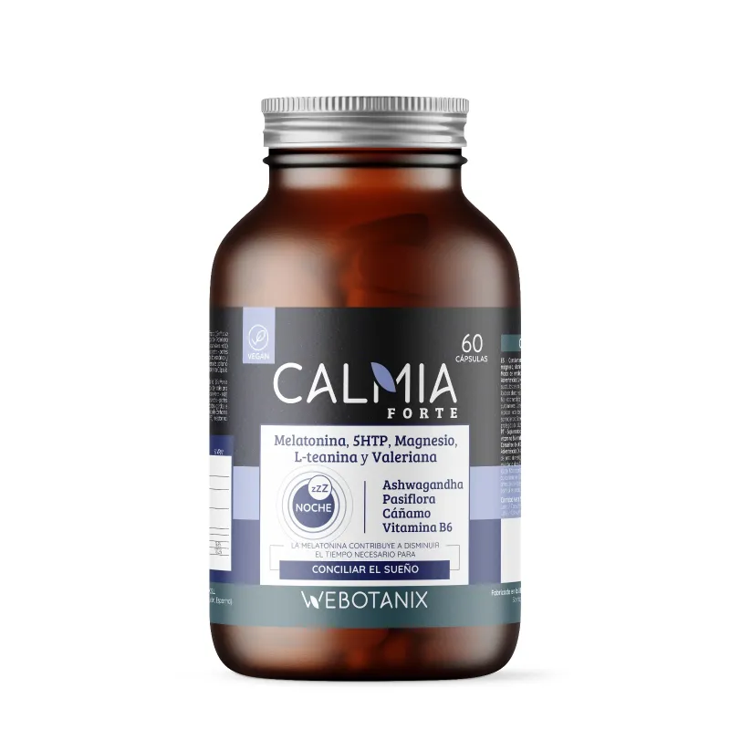 Calmia forte noche 60 cápsulas, Webotanix