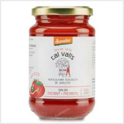 Salsa de tomate picante demeter 350 g, Cal Valls