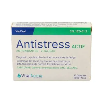 Antistress actif 30 cápsulas, Vitalfarma