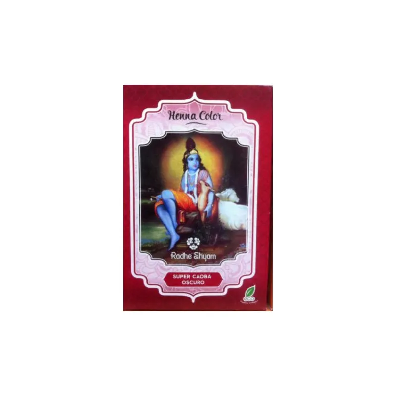 Henna polvo super caoba oscuro shyam, Radhe