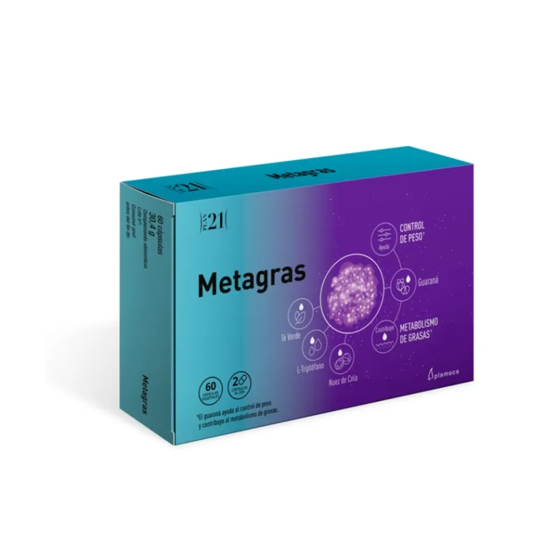 Metagras 60 cápsulas, Plameca