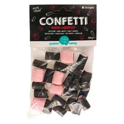 Biologische zoethout-confetti 100 g, Terrasana