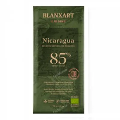 Chocolate negro 85% nicaragua BIO 75 g, Blanxart