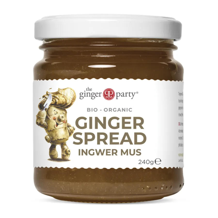 Ingwerkonfitüre The Ginger Party-Ginger BIO 240 g, The Ginger People