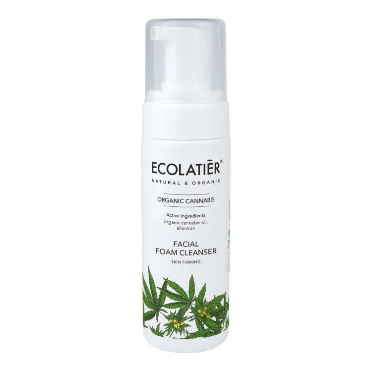 Espuma Limpiadora Facial Reafirmante Cannabis BIO, Ecolatier
