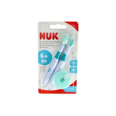 Set cepillo dental entrena 2 uds., Nuk