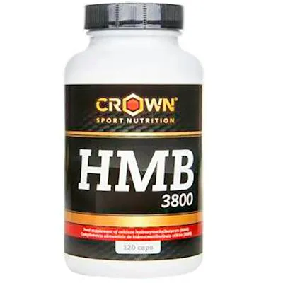 Hmb 3800 (30 porciones) 120 cápsulas, Crown Sport Nutrition