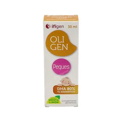 Oligen peques DHA 80% tg enzimatico menta-lima 30 ml, Ifigen