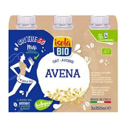 Bebida vegetal de avena sa BIO 3 x 250 ml, Isola