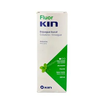 Fluor enguaje diario menta 226 ppm 500 ml, Kin