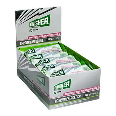 Barr energ frutos rojos con choco bl 20 uds., Finisher