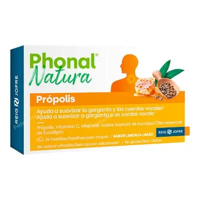 Forte própolis limón 24 comprimidos, Forte Pharma