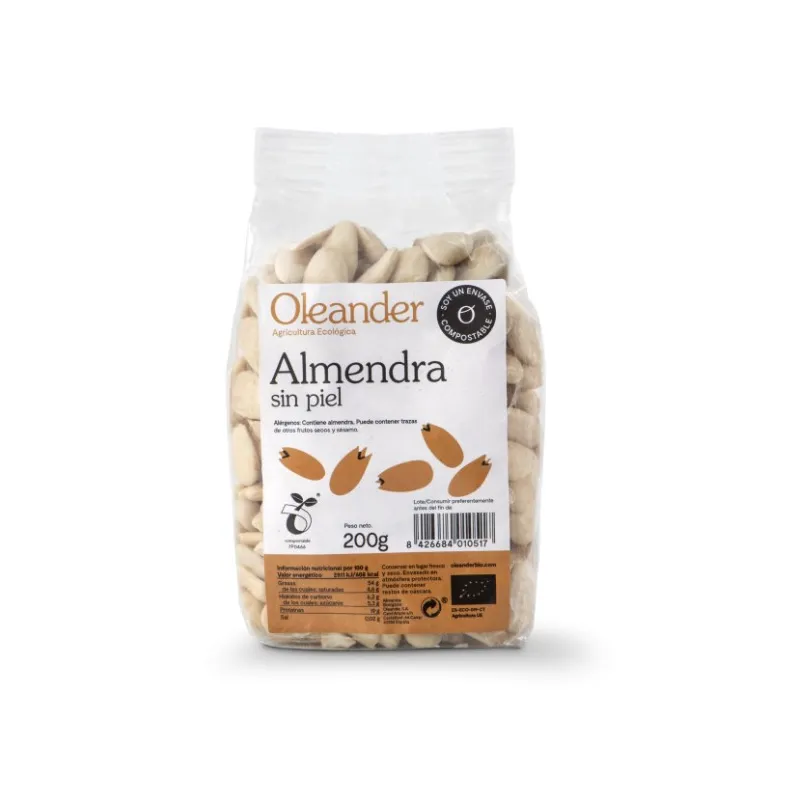 Almendra sin piel 200 g, Oleander