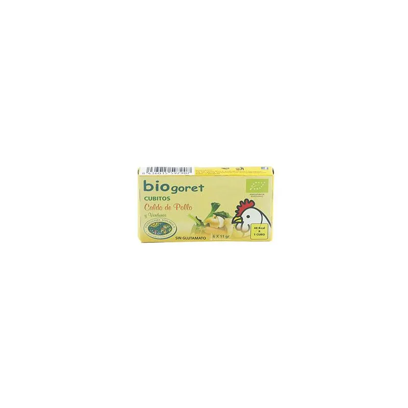 Caldo pollo 6-tabl s/g BIO, Bionsan
