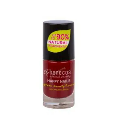 Vernis à ongles cherry red 5 ml, Benecos
