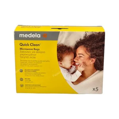 Bolsa esterilizadora quick clean micro 5un 8.0041, Medela