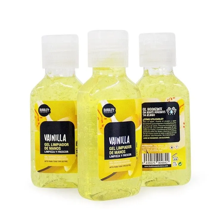 Handgel op basis van alcohol Vanille 100 ml, Bubbles & Colors