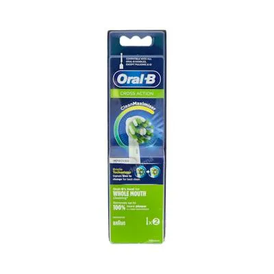 Recambio cepillo elec cross action 2 un, Oral-b