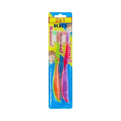 Cepillo dental junior 6-12 años capuchon 2x1, Kin