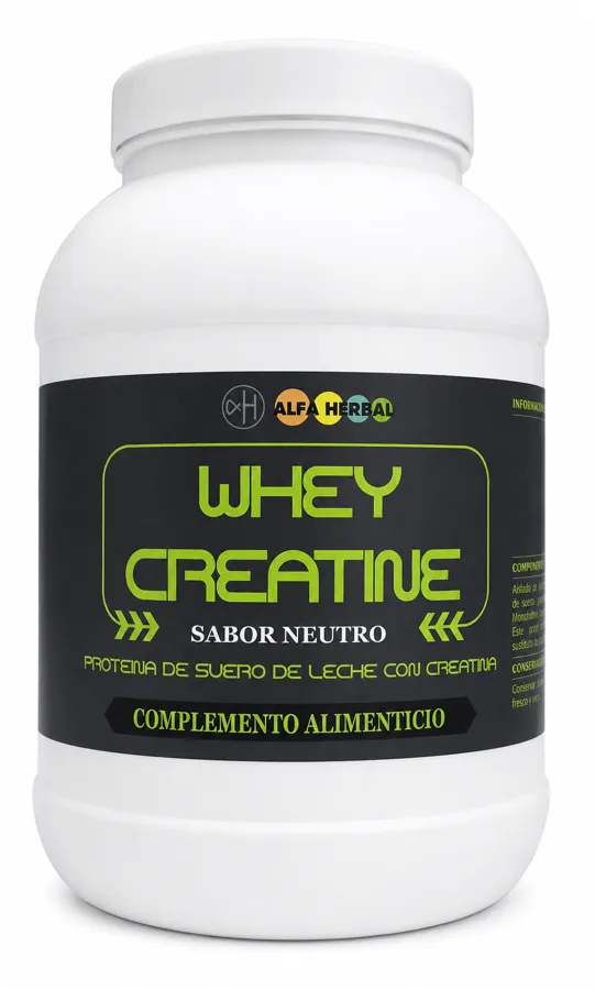 Whey cretatine (proteína suero de leche + creatina) 1 kg, Alfa Herbal