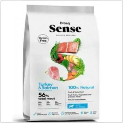 Dibaq Veterinaria dibaq sense salmón y pavo perro puppy sin gluten 2 kg, Dibaq Vet