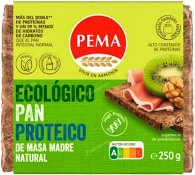 Pan proteico masa madre 250 g, Pema