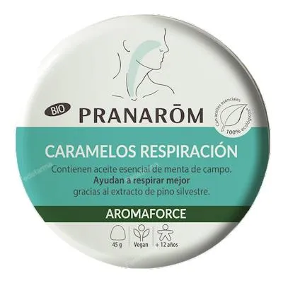 Rebuçados emolientes respiração BIO 45 g, Pranarom P.acabado