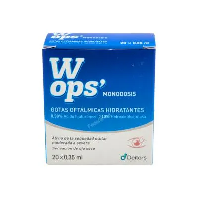 Wops gotas humectantes 0,3% 20monodosis, Deiters