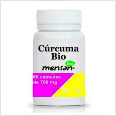 Cúrcuma 700 mg BIO 60 cápsulas, Mensan