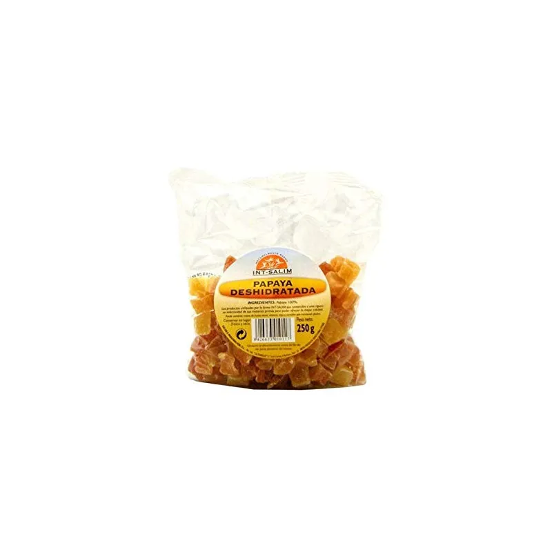 Papaya deshidratada int-salim 250 g, Eco-salim